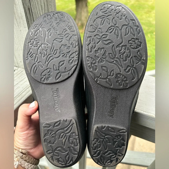 ALEGRIA PG Lite Lauryn Blue Metallic Leather Comfort Clogs Women's 41 10.5/11 - Picture 13 of 15